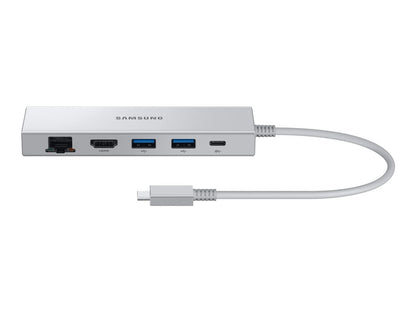 Samsung EE-P5400 Multiport Adapter – USB-C Dockingstation, kompakt, schwarz. Erweitert Laptop/Smartphone um diverse Anschlüsse.
