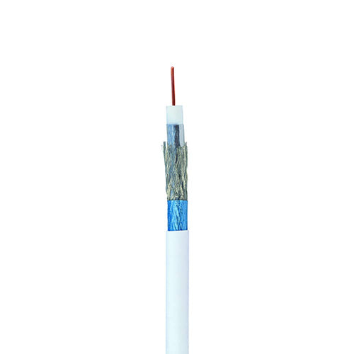 WISI MK 96 A 0250 Antennenkabel 3-fach geschirmt - 250m weiss. Für TV-, Radio- & Sat-Signalübertragung.