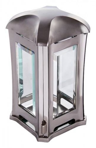 Helvetia Grablampe Gedenklicht aus robustem Edelstahl