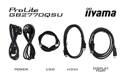 iiyama G-Master GB2770QSU-B6 Gaming Monitor - 27" WQHD IPS 180Hz