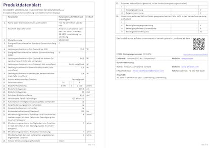 Amazon Fire TV Omni-Mini-LED-Serie QLED 4K Smart-TV 55 Zoll