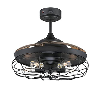 Westinghouse Dunlin 73001 LED-Deckenventilator – Mattschwarz 105cm