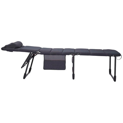 Crespo AP363 XL Air Deluxe Sonnenliege Alu - Grau