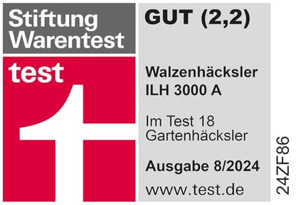 IKRA ILH 3000 A Elektro-Gartenhäcksler Walzenhäcksler