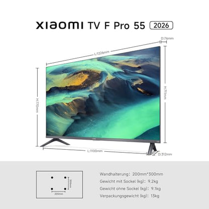 Xiaomi F Pro 55 Zoll 4K UHD QLED Smart TV - Fire TV