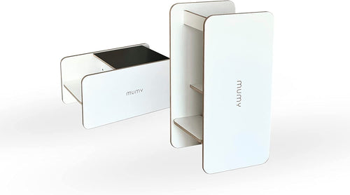 mumy easyFLIP Lernturm - 2-in-1 Montessori Schreibtisch, Holz-Konstruktion, als Stehhilfe und Kindertisch nutzbar.