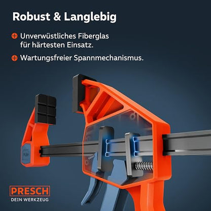 Presch Schnellspann Einhandzwingen Set 4 Stk. – 150/300mm