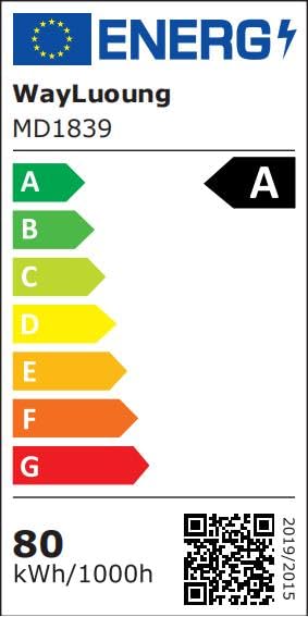 LuxSwiss Moderne 7-Ringe LED Deckenleuchte - Ø110cm, schwarz, dimmbar