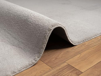 The Carpet Relax kuscheliger Kurzflor Teppich – Sand, 200x280 cm