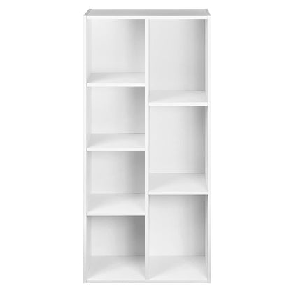 Amazon Basics Bücherregal mit 7 Fächern, weiss, 50 x 24 x 106 cm