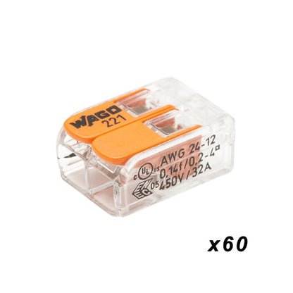 Wago Koffer S221 Installationsklemmen Set 100 Stk.