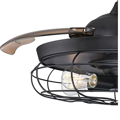 Westinghouse Dunlin 73001 LED-Deckenventilator – Mattschwarz 105cm