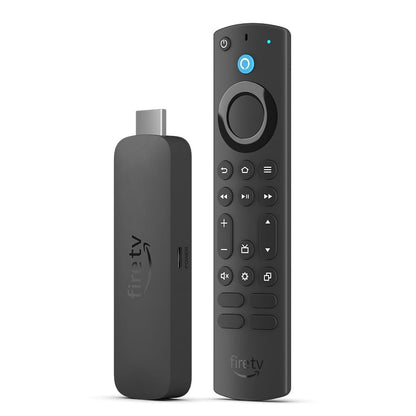 Amazon Fire TV Stick 4K Max Streaming Stick – Generalüberholt: Schwarzer HDMI-Stick für 4K-Streaming und Smart-TV-Funktionen.