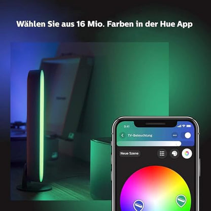 Philips Hue White & Color Ambiance Play Lightbar 2er Pack Schwarz