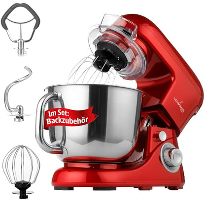 Lehmann Planetarische Küchenmaschine 2200W 5L – Rot