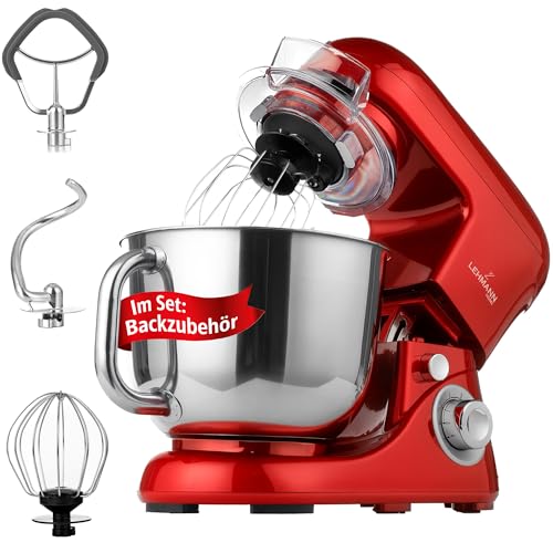 Lehmann Planetarische Küchenmaschine 2200W 5L – Rot