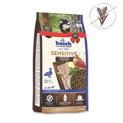 Bosch HPC Sensitive Ente & Kartoffel Hundetrockenfutter - 15 kg