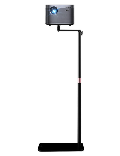 HIBORI Beamer Bodenständer - L-Form 360° Schwenkbar. Für stabile Projektorplatzierung am Boden.