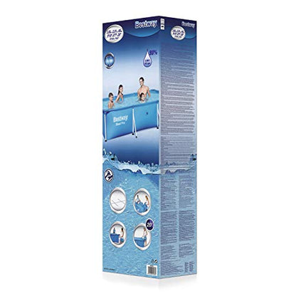 Bestway Steel Pro Frame Pool eckig blau 300x201x66cm ohne Pumpe