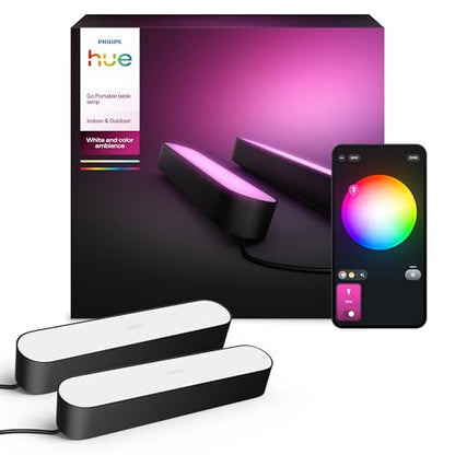 Philips Hue White & Color Ambiance Play Lightbar 2er Pack Schwarz