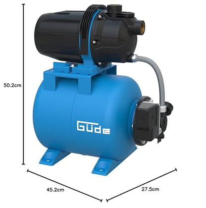Güde HWW 6035 Hauswasserwerk – 19 Liter Kessel, 600 Watt
