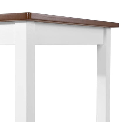 vidaXL Massivholz Bartisch Stehtisch – Robuster Bistrotisch