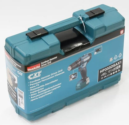 Makita HP333DSAX1 Akku-Schlagbohrschrauber – 12V, 2x 2.0Ah Akkus