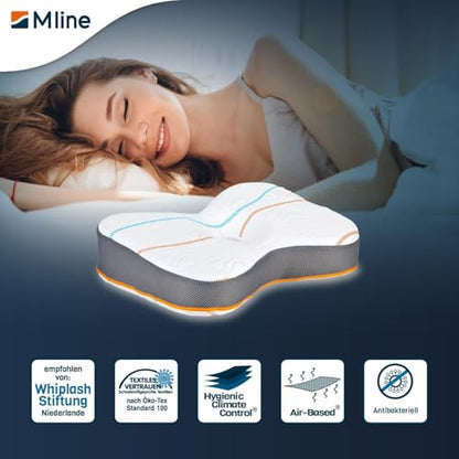 M LINE Athletic Pillow Orthopädisches Nackenkissen - Butterfly-Design