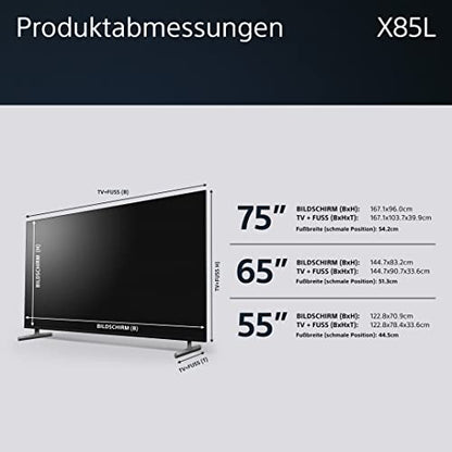 Sony BRAVIA KD-55X85L Fernseher - 55 Zoll 4K HDR Smart TV