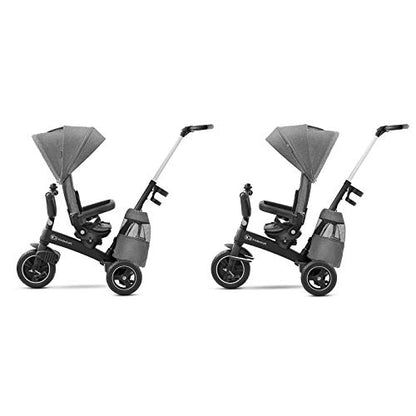 Kinderkraft EASYTWIST Kinderdreirad mit Drehfunktion Grau