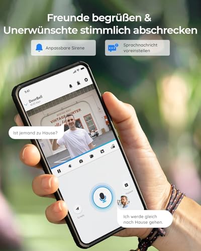 Reolink Video-Türklingel kabelgebunden – WLAN mit Chime 5MP