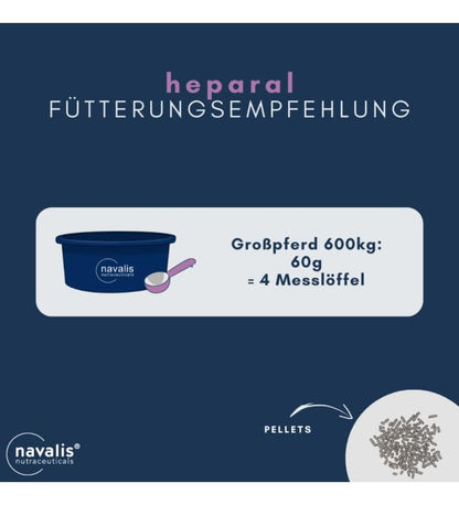 navalis heparal Pferde Leber Pellets Diät-Ergänzung 1 kg