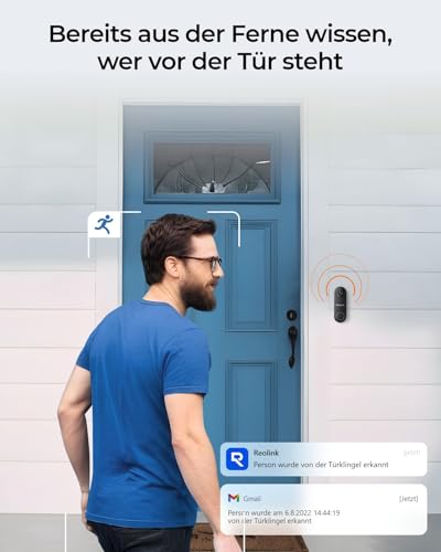 Reolink Video-Türklingel kabelgebunden – WLAN mit Chime 5MP