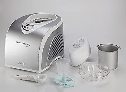 Ariete Gran Gelato 693 Kompressor-Eismaschine 1L, Silber