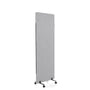 hjh OFFICE FLEXMIUT Mobile Akustik Trennwand Hellgrau 177x60cm zur Schallabsorption und flexiblen Raumgliederung.