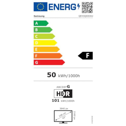 Samsung QLED 4K Q60D Smart TV Fernseher - 43 Zoll