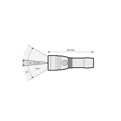 Mares EOS 32LRZ Tauchlampe – 3200 Lumen LED Unterwasserbeleuchtung