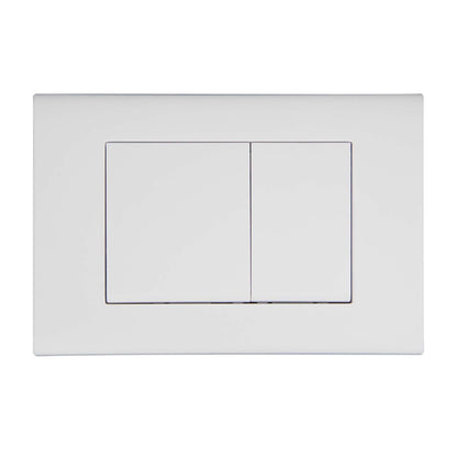 Wunderbad Drückerplatte Geberit Duofix Sigma/Delta 2-Mengen - Weiss Matt