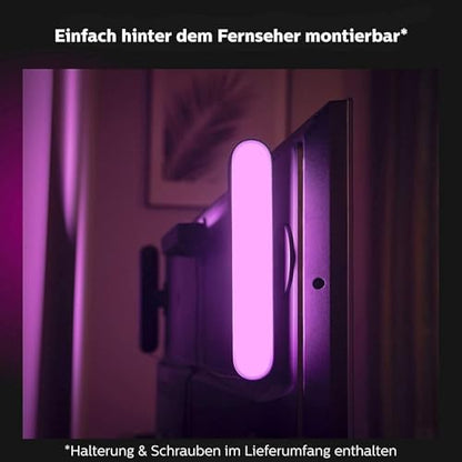 Philips Hue White & Color Ambiance Play Lightbar 2er Pack Schwarz