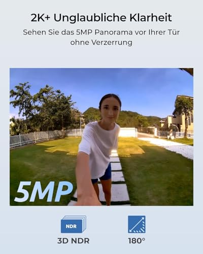 Reolink Video-Türklingel kabelgebunden – WLAN mit Chime 5MP