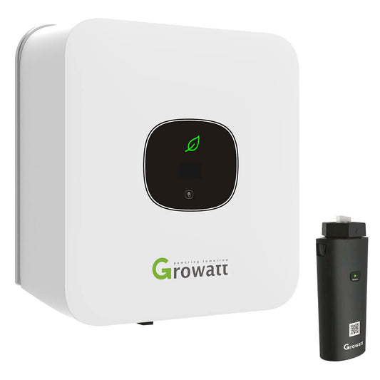GROWATT MIC 1000TL-X Photovoltaik Wechselrichter 1000W VDE. Rechteckig, grau. Wandelt PV-Gleichstrom in AC für Netzeinspeisung.