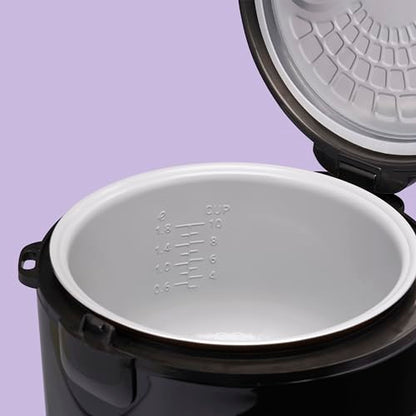 REISHUNGER Reiskocher & Dampfgarer 1.8L - Keramik Schwarz