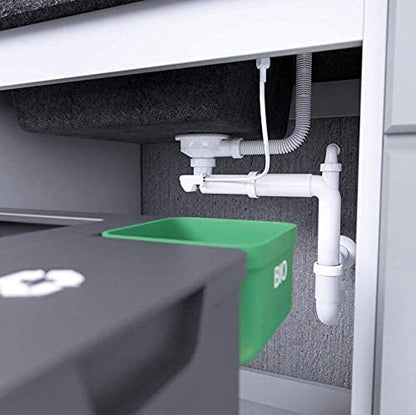 Manestein Granit Spülbecken Küchenspüle - Einzelbecken Graphit 76x44cm