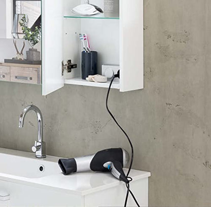 Schildmeyer Dorina 124889 Spiegelschrank, weiss, 100 cm