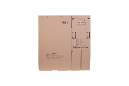 Kartonplus Umzugskarton Bücherkarton Doppelwelle 47 L, 20 Stück
