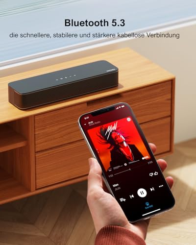 ULTIMEA Solo B30 2.1 Soundbar TV mit integriertem Subwoofer