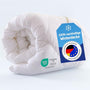 BLANCO Ganzjahres Duvet 155x220 cm - Allergiker geeignet. Weißes Steppbett für ganzjährigen, allergikerfreundlichen Schlafkomfort.