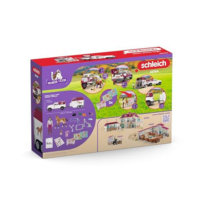 schleich HORSE CLUB Mobile Tierärztin mit Anhänger Set 42704