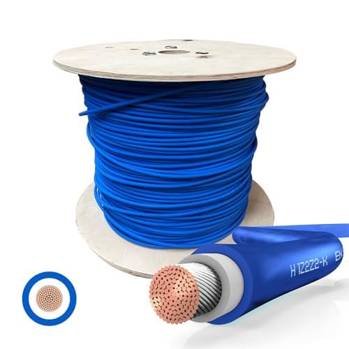 SOLARTRONICS Solarkabel 4mm² - 150m Blau erdverlegbar. Blaues Kabel zur PV-Stromübertragung, erdverlegbar.