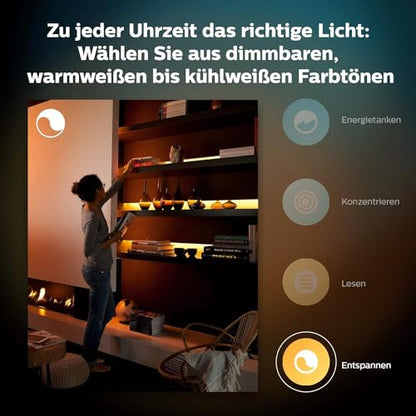 Philips Hue Lightstrip Plus V4 Weiss & Farbe Basis-Set (2m+1m)